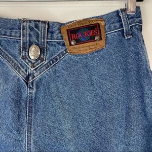 Vintage Rockies Sz 29 Western Wear Embellished High Rise Mom Jean Tapered